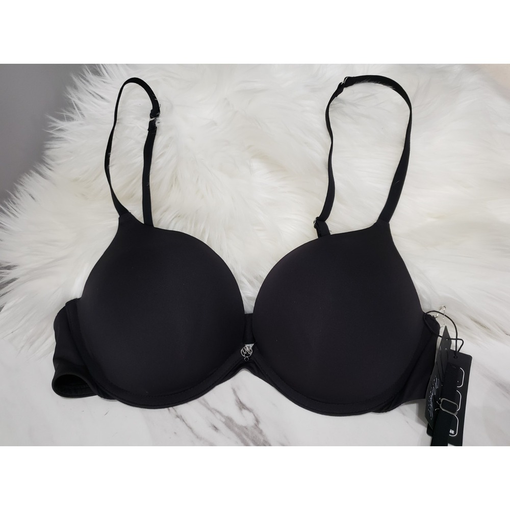 NEW‎ 34C Montelle Intimates BLACK push up bra ultimate convertible